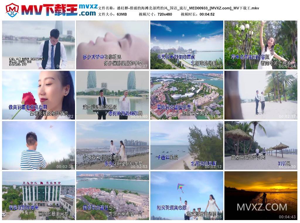 潘柱桦-排浦的海滩北部湾的风_国语_流行_MED00933